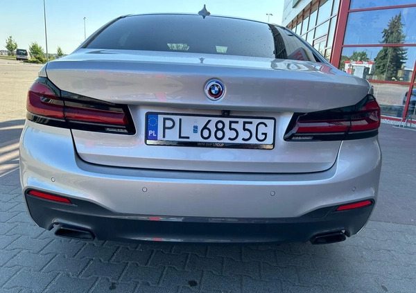 BMW Seria 5 cena 165000 przebieg: 64000, rok produkcji 2019 z Leszno małe 67